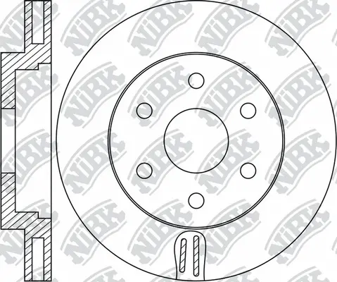 RN1894 NIBK Тормозной диск (фото 1)