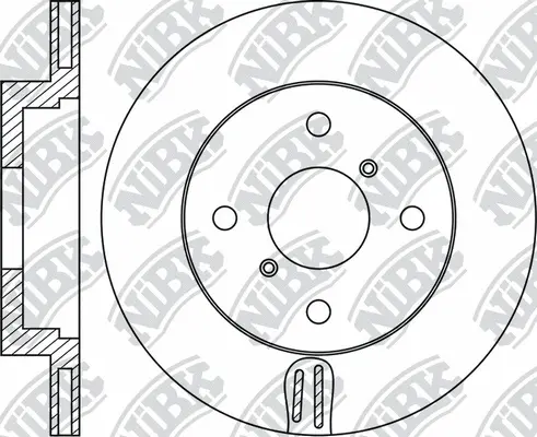 RN1921 NIBK Тормозной диск (фото 1)