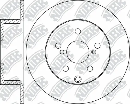 RN1943 NIBK Тормозной диск (фото 2)