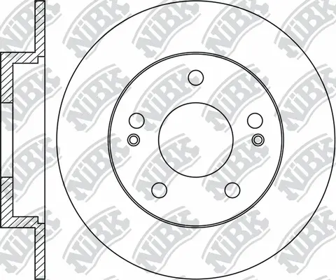 RN1947 NIBK Тормозной диск (фото 1)