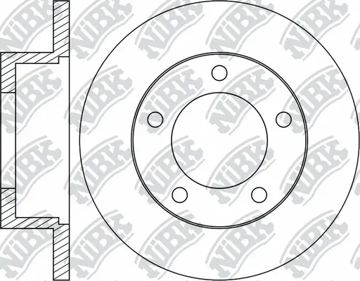 RN1965 NIBK Тормозной диск (фото 1)