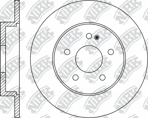 RN1977 NIBK Тормозной диск (фото 1)