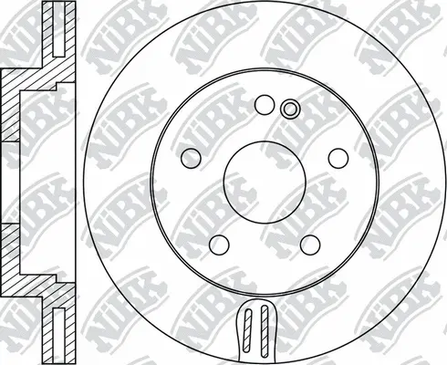 RN1978 NIBK Тормозной диск (фото 1)