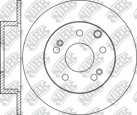 RN1996 NIBK Тормозной диск (фото 1)