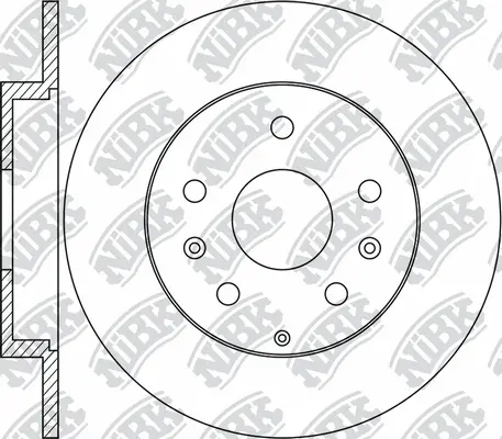 RN2028 NIBK Тормозной диск (фото 1)