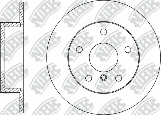 RN32002 NIBK Тормозной диск (фото 1)
