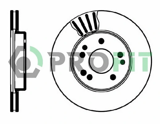 5010-0181 PROFIT Тормозной диск (фото 1)