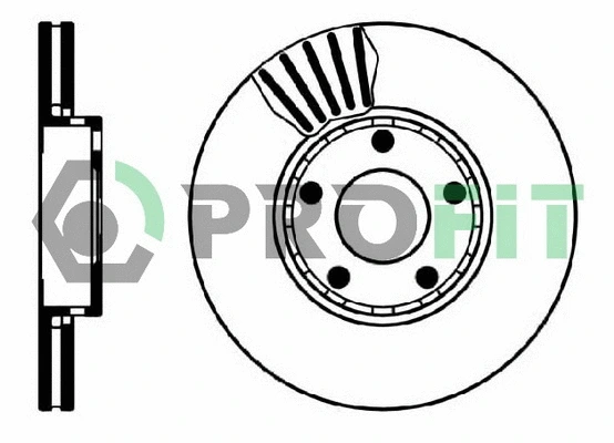 5010-0320 PROFIT Тормозной диск (фото 1)