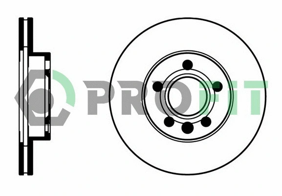 5010-1010 PROFIT Тормозной диск (фото 1)