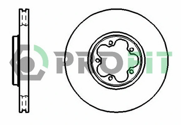 5010-1112 PROFIT Тормозной диск (фото 1)