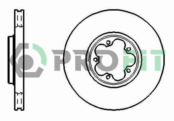 5010-1113 PROFIT Тормозной диск (фото 1)