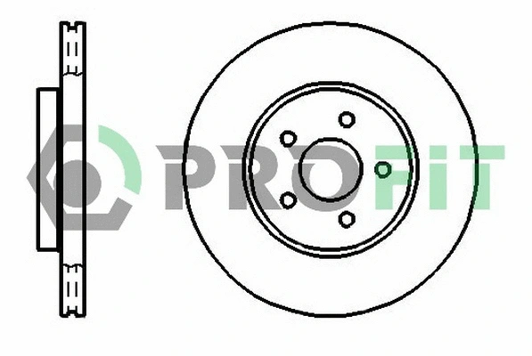 5010-1125 PROFIT Тормозной диск (фото 1)