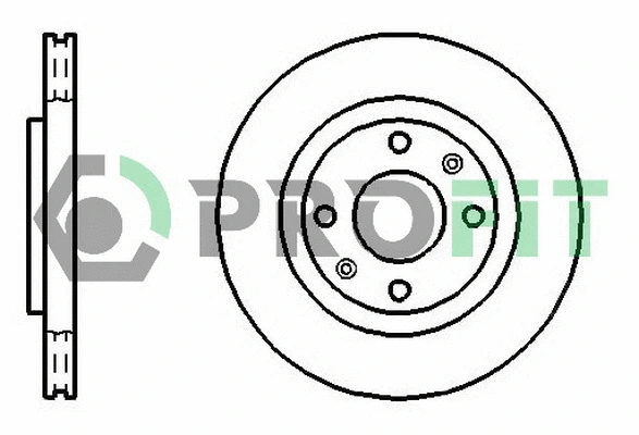 5010-1140 PROFIT Тормозной диск (фото 1)