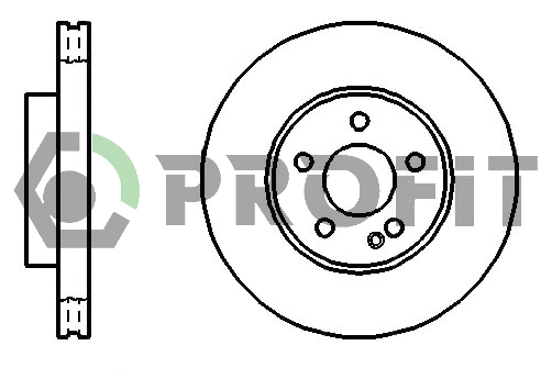 5010-1203 PROFIT Тормозной диск (фото 1)