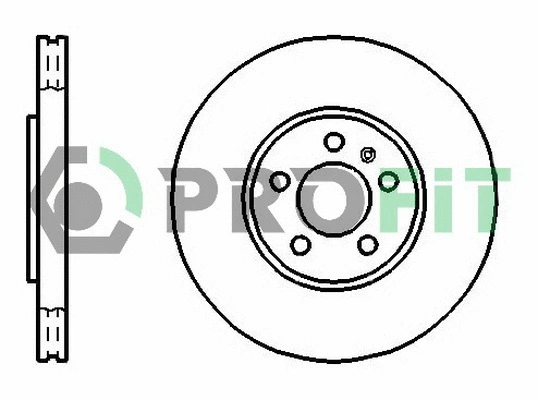 5010-1221 PROFIT Тормозной диск (фото 1)