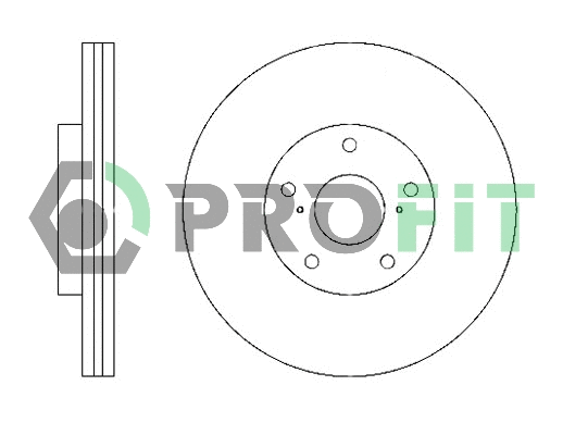 5010-1446 PROFIT Тормозной диск (фото 1)