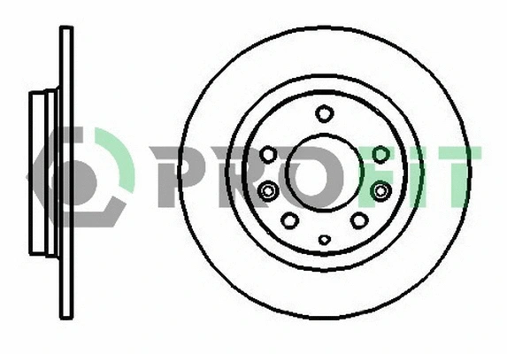 5010-1500 PROFIT Тормозной диск (фото 1)