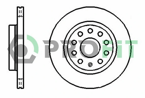 5010-1504 PROFIT Тормозной диск (фото 1)