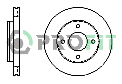 5010-1621 PROFIT Тормозной диск (фото 1)