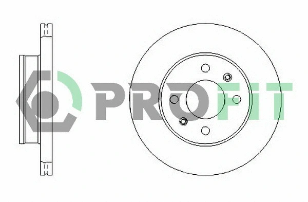 5010-1632 PROFIT Тормозной диск (фото 1)