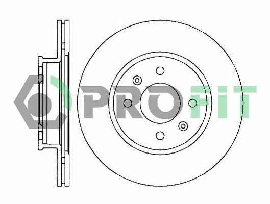 5010-2016 PROFIT Тормозной диск (фото 1)