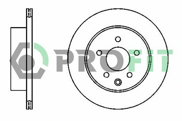 5010-2020 PROFIT Тормозной диск (фото 1)