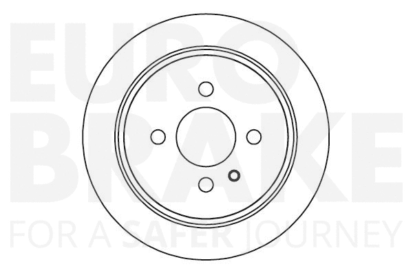 5815201573 EUROBRAKE Тормозной диск (фото 1)