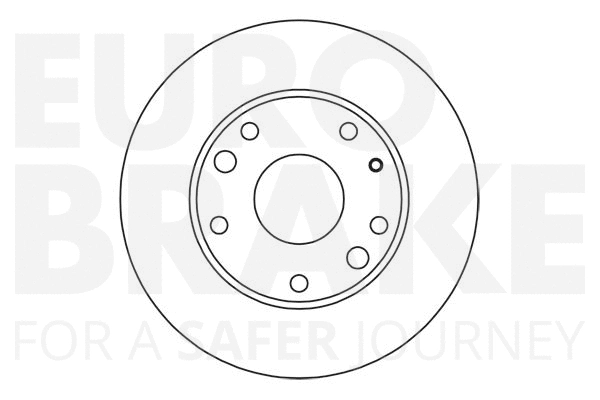 5815201577 EUROBRAKE Тормозной диск (фото 1)