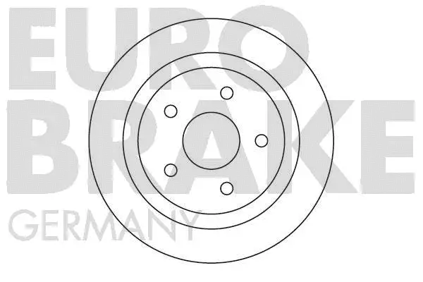 5815202539 EUROBRAKE Тормозной диск (фото 1)
