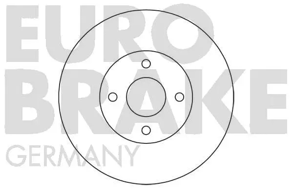 5815202578 EUROBRAKE Тормозной диск (фото 1)