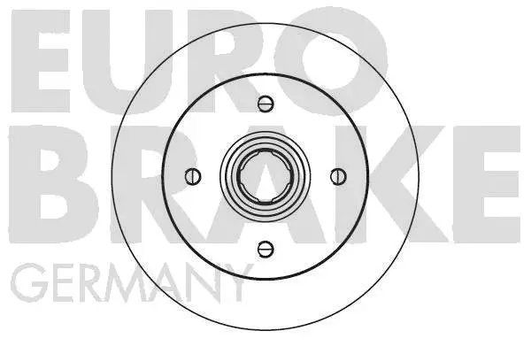 5815203206 EUROBRAKE Тормозной диск (фото 1)