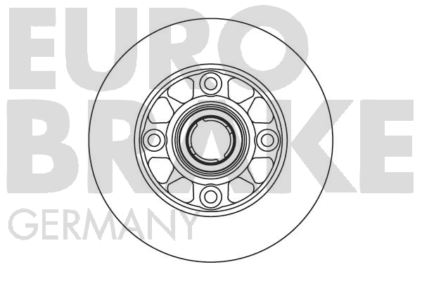 5815203214 EUROBRAKE Тормозной диск (фото 1)
