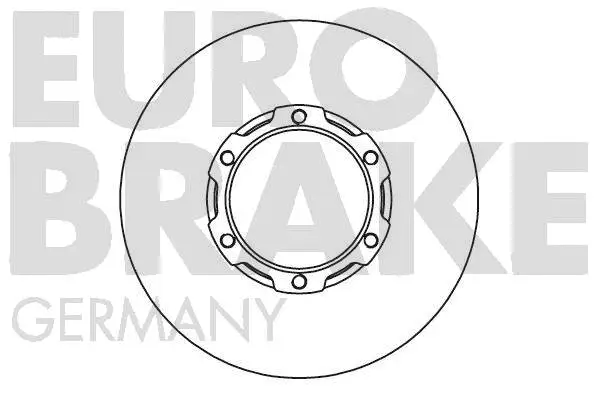 5815203398 EUROBRAKE Тормозной диск (фото 1)