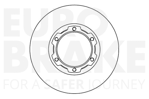 5815203399 EUROBRAKE Тормозной диск (фото 1)