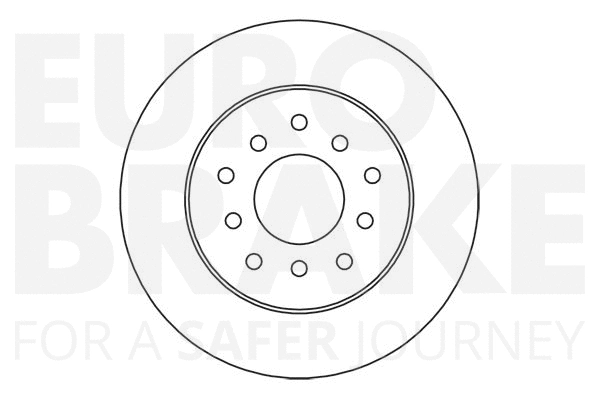 5815203662 EUROBRAKE Тормозной диск (фото 1)