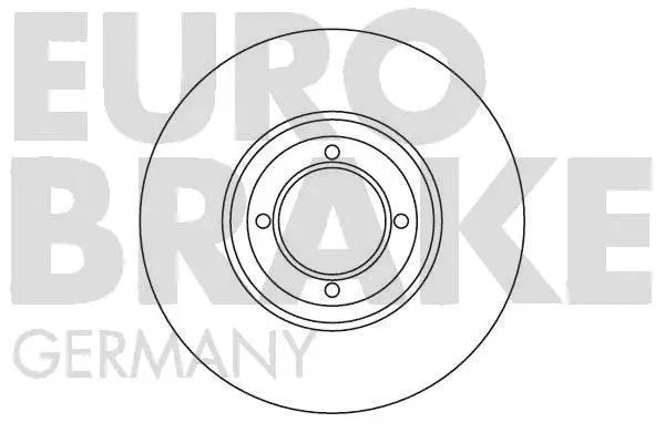 5815203713 EUROBRAKE Тормозной диск (фото 1)