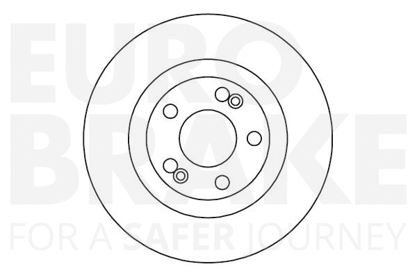 5815203950 EUROBRAKE Тормозной диск (фото 1)
