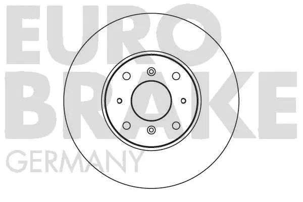 5815204010 EUROBRAKE Тормозной диск (фото 1)