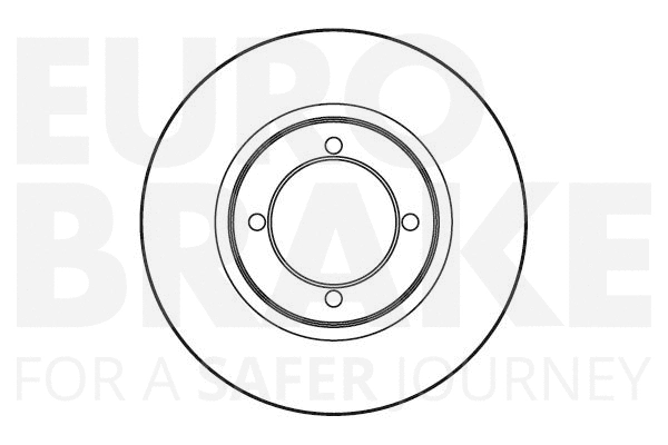 5815204303 EUROBRAKE Тормозной диск (фото 1)