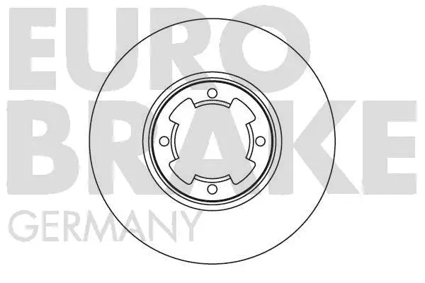 5815204405 EUROBRAKE Тормозной диск (фото 1)