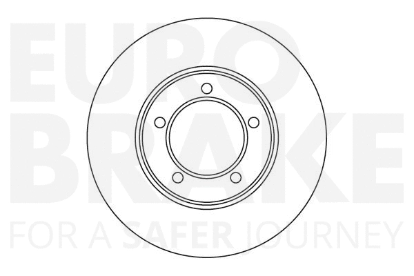 5815204513 EUROBRAKE Тормозной диск (фото 1)
