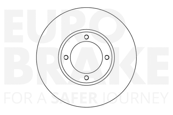 5815204523 EUROBRAKE Тормозной диск (фото 1)