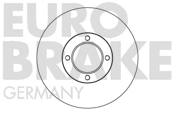 5815204525 EUROBRAKE Тормозной диск (фото 1)