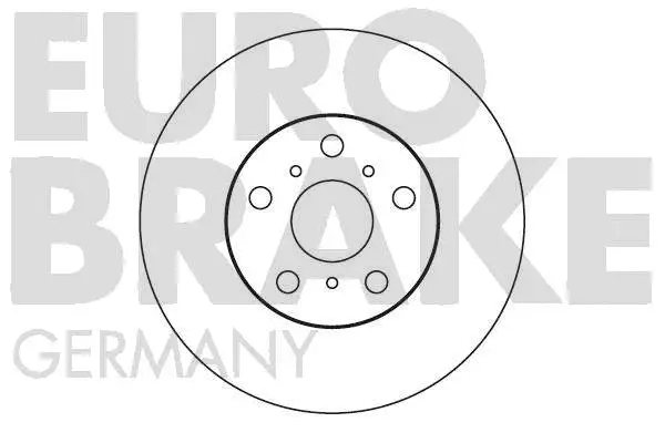 5815204534 EUROBRAKE Тормозной диск (фото 1)