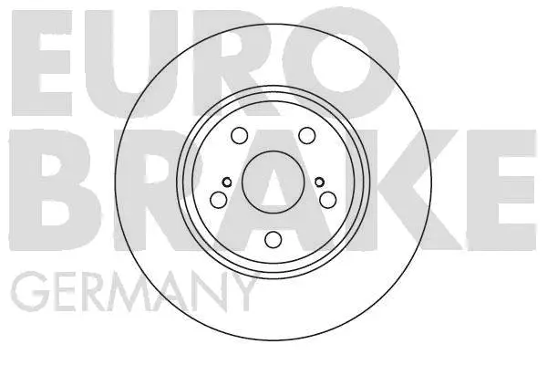 5815204557 EUROBRAKE Тормозной диск (фото 1)