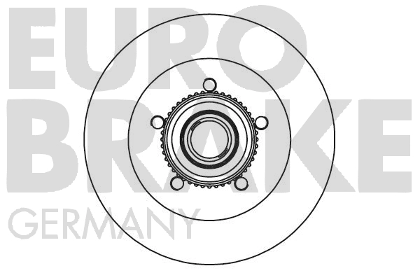 58152047118 EUROBRAKE Тормозной диск (фото 1)