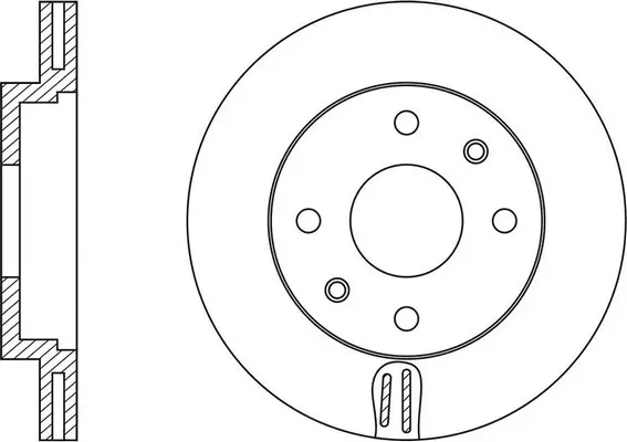 FR0114V FIT Тормозной диск (фото 1)