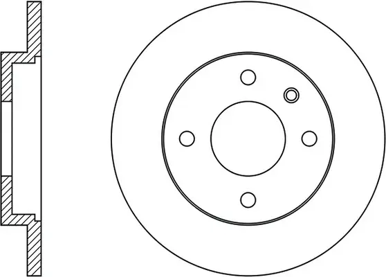 FR0122 FIT Тормозной диск (фото 1)