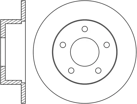 FR0125 FIT Тормозной диск (фото 1)