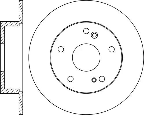 FR0145 FIT Тормозной диск (фото 1)